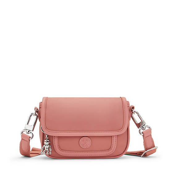 Kipling Inaki Small Crossbody Bag Handbag Almost Rose | CA 1271QM